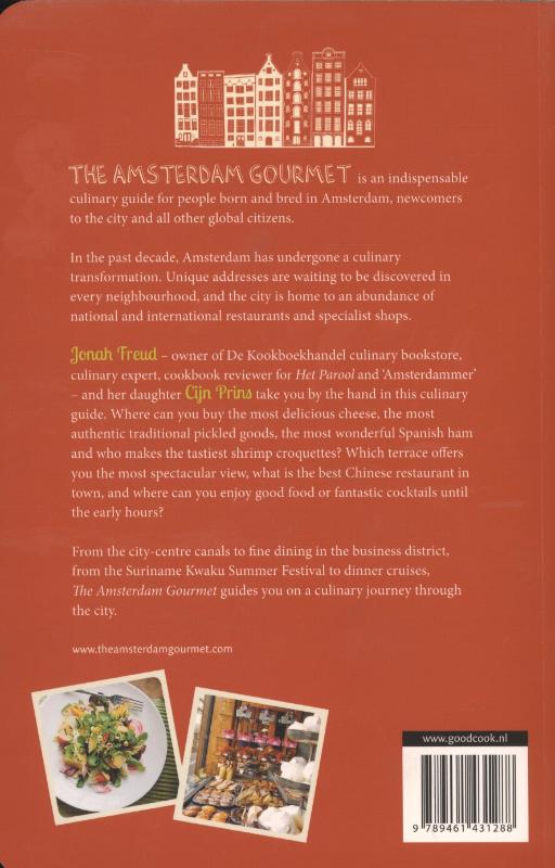 Achterkant van The Amsterdam gourmet