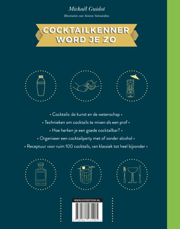Achterkant van Cocktailkenner word je zo