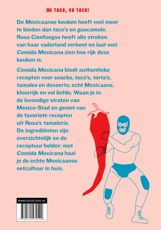 Achterkant van Comida Mexicana