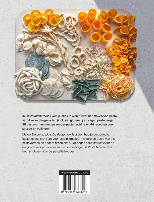 Achterkant van Pasta Masterclass