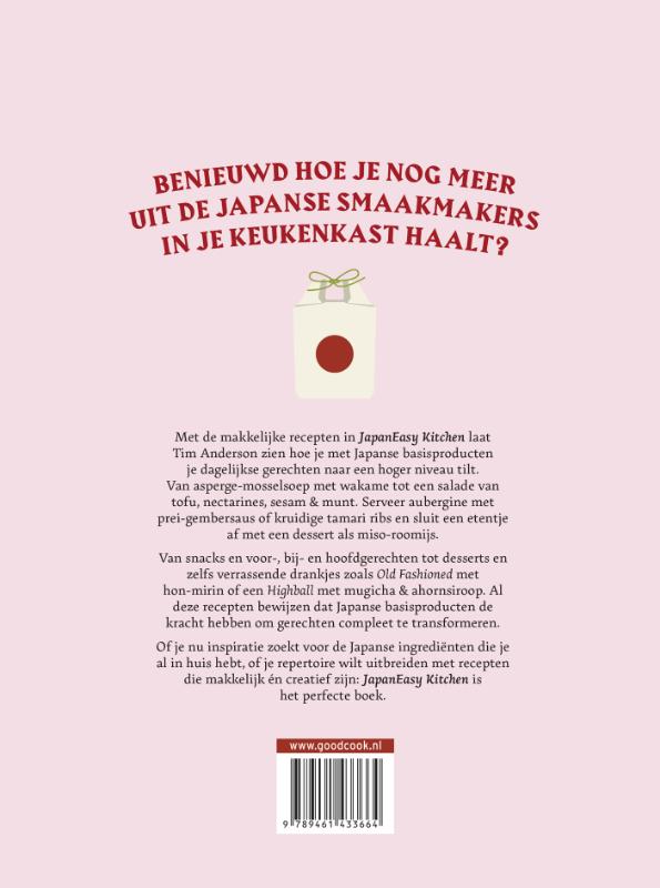 Achterkant van JapanEasy Kitchen