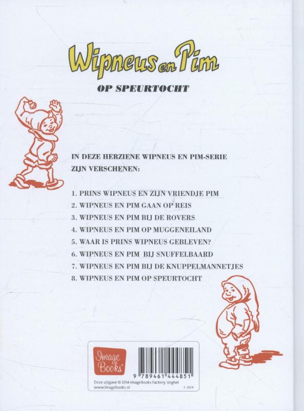 Achterkant van Wipneus en Pim op speurtocht