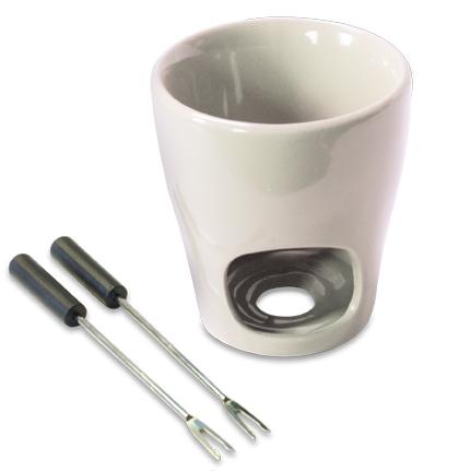 Achterkant van Culinaire koker chocolade