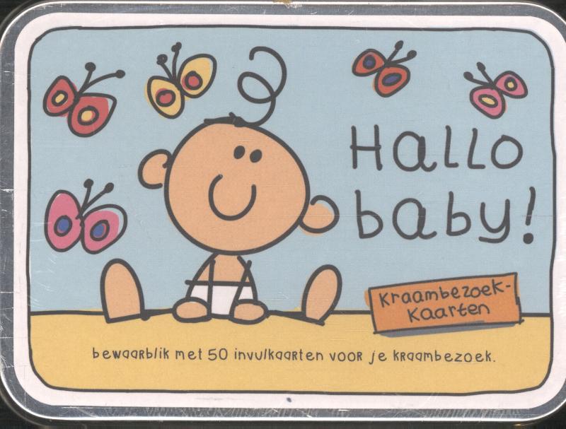 Achterkant van Kraambezoekkaarten