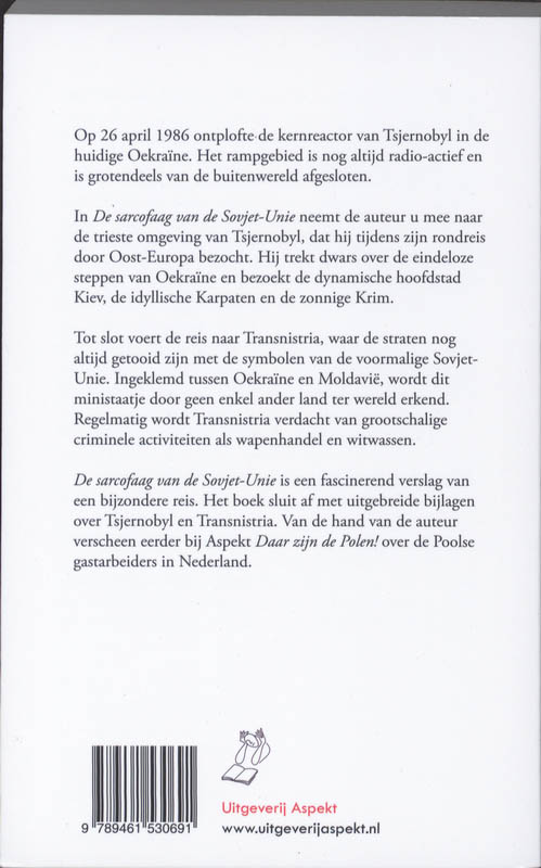 Achterkant van De sarcofaag van de Sovjet-Unie