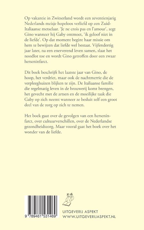 Achterkant van Gino