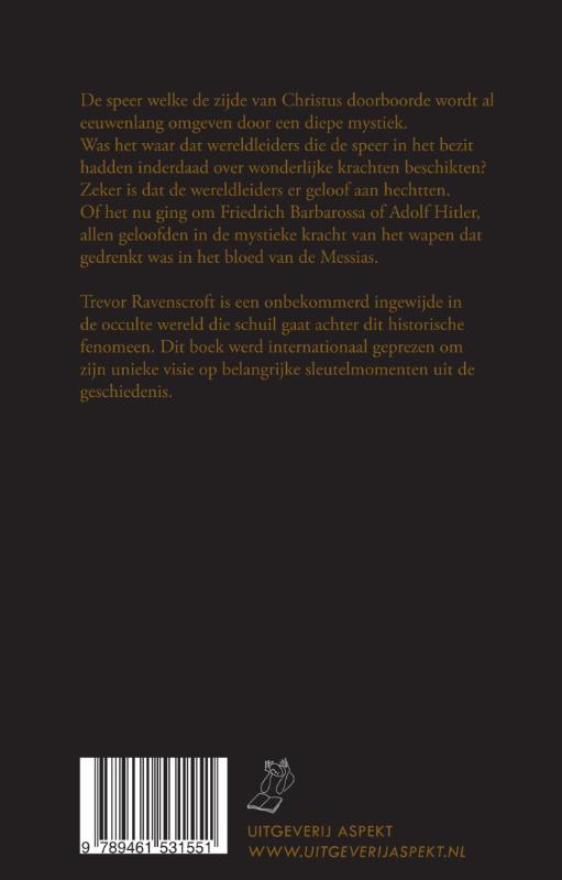 Achterkant van De lans van het lot