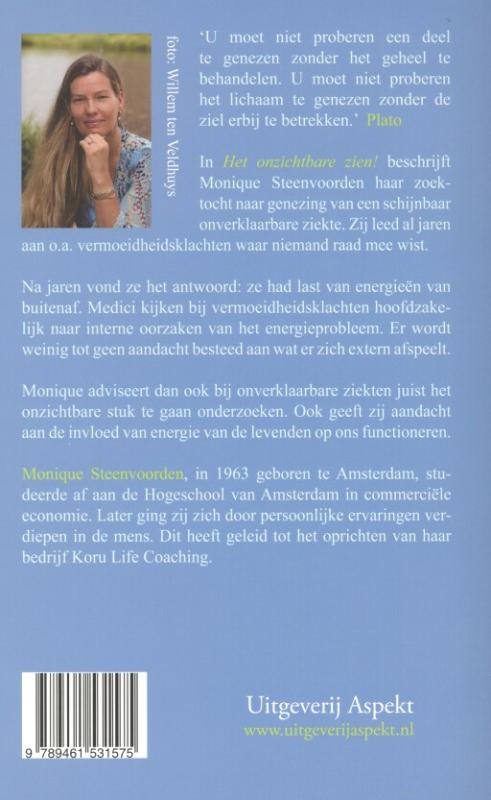 Achterkant van Het onzichtbare zien!