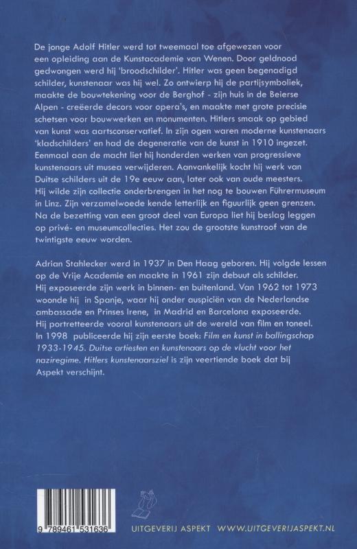 Achterkant van Hitlers kunstenaarsziel