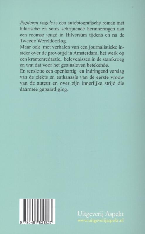 Achterkant van Papieren vogels
