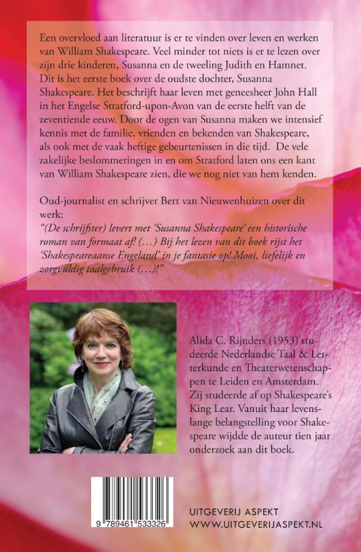 Achterkant van Susanna Shakespeare