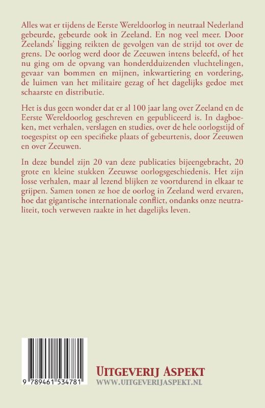Achterkant van Zeeland en de Eerste Wereldoorlog