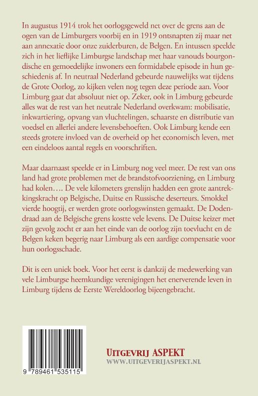 Achterkant van Limburg en de Eerste Wereldoorlog