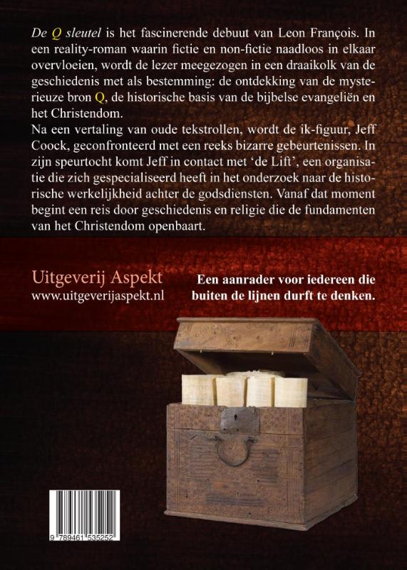 Achterkant van De Q sleutel