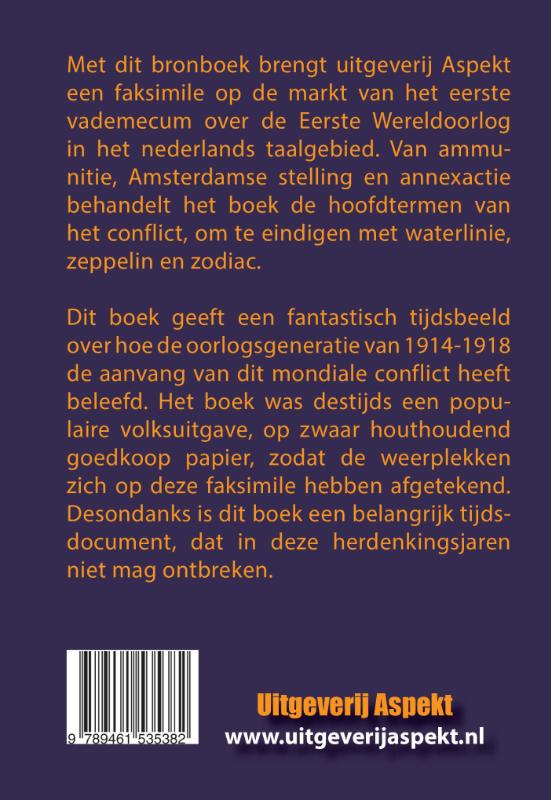 Achterkant van De ABC Oorlogsgids