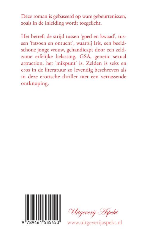 Achterkant van Honderd tinten rood