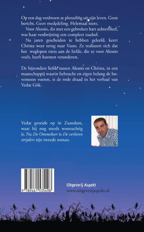 Achterkant van De verloren strijders