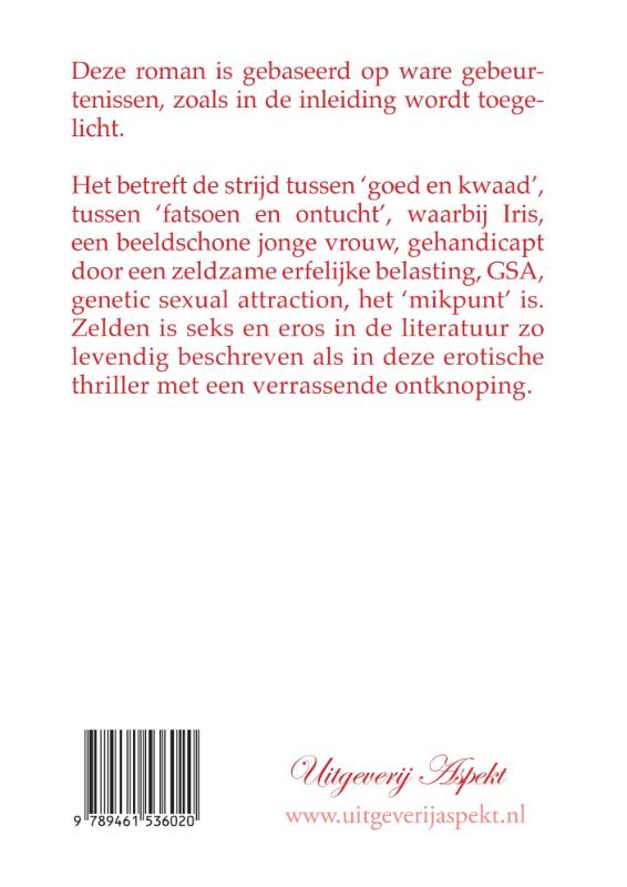 Achterkant van Honderd tinten rood