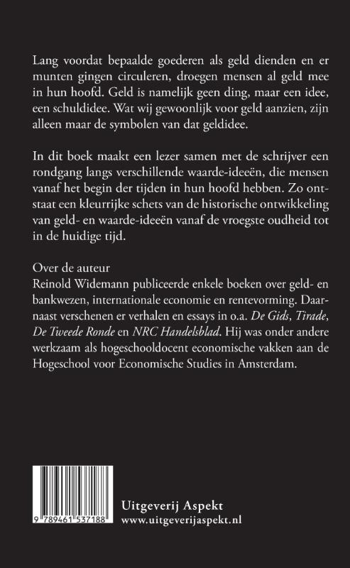 Achterkant van Geld zit in je hoofd