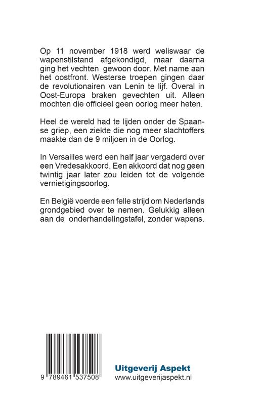 Achterkant van Het dramatische jaar 1919