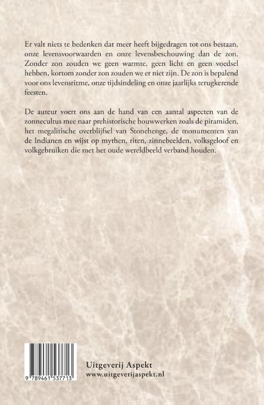 Achterkant van Zonnecultus