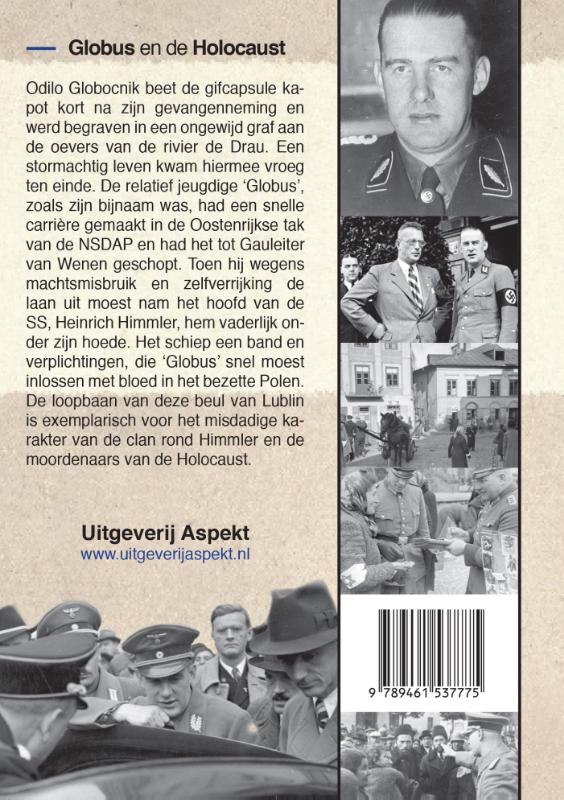 Achterkant van Globus en de Holocaust