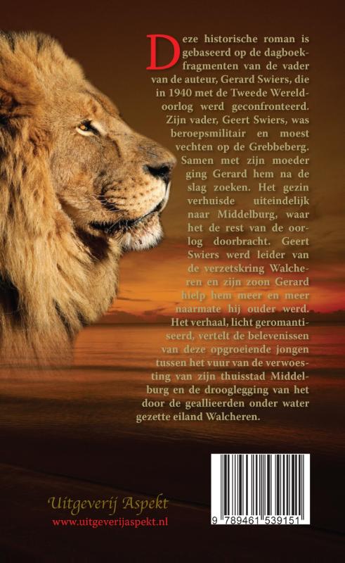 Achterkant van Tussen water en vuur