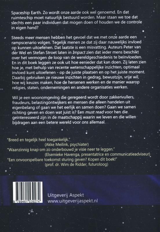 Achterkant van Impact