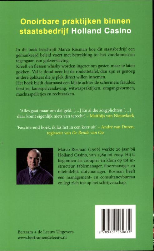Achterkant van Rien ne va plus