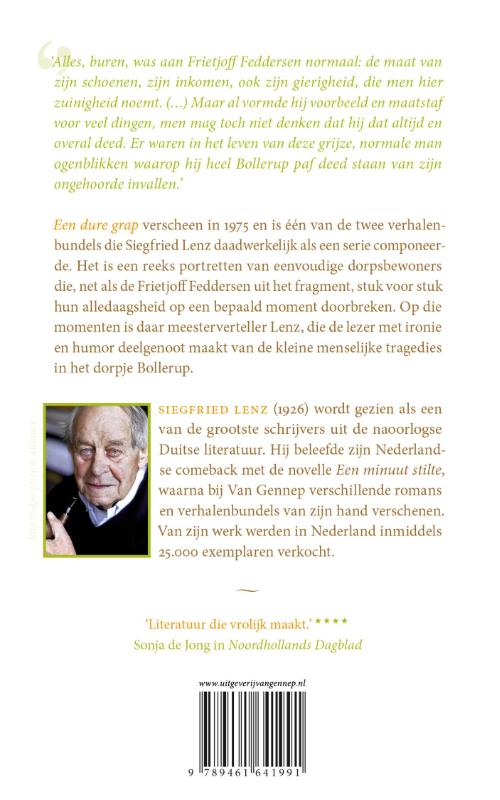 Achterkant van Een dure grap