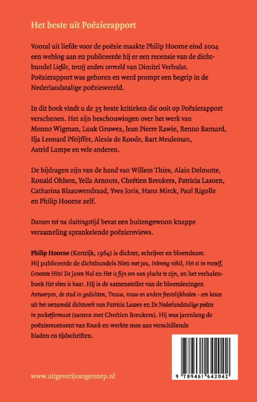 Achterkant van Dansen tot na sluitingstijd