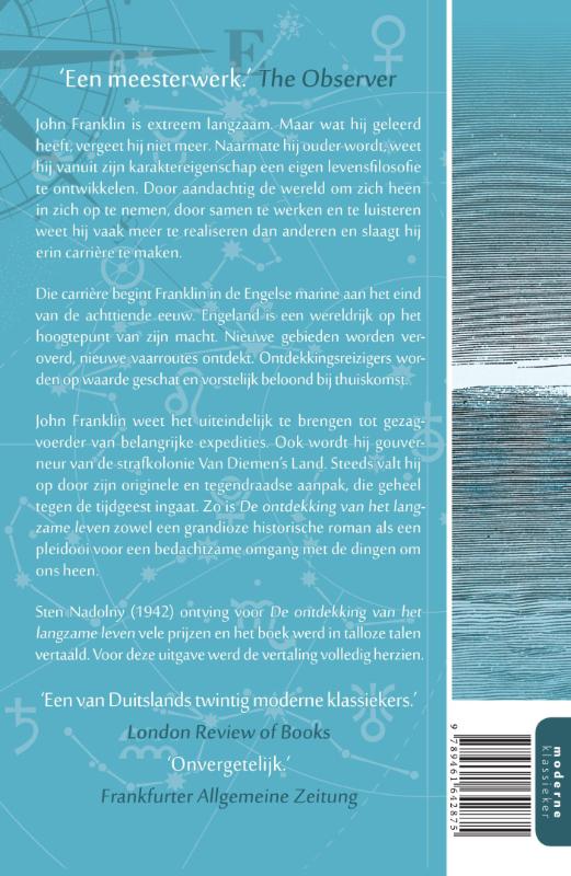 Achterkant van De ontdekking van het langzame leven