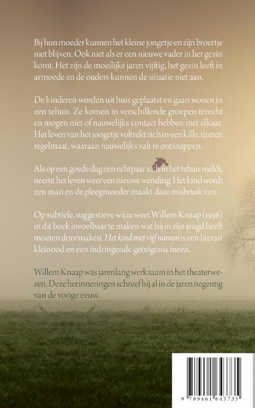 Achterkant van Het kind met vijf namen
