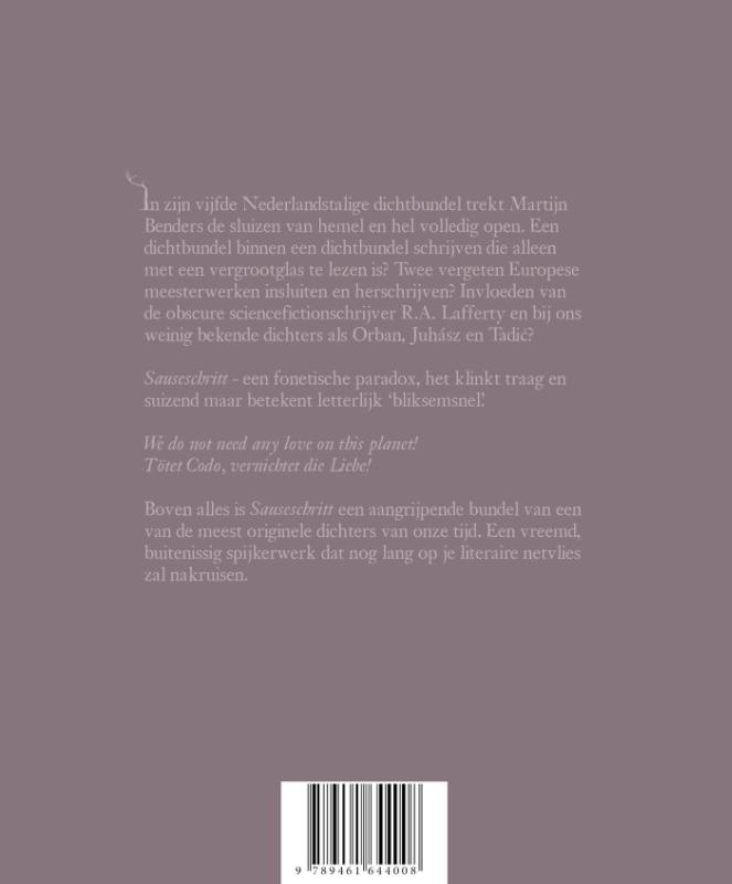 Achterkant van Sauseschritt