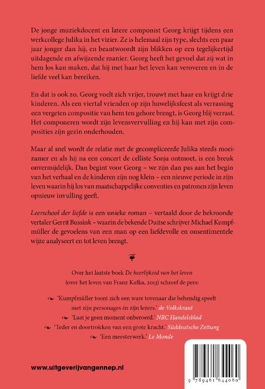 Achterkant van Leerschool der liefde