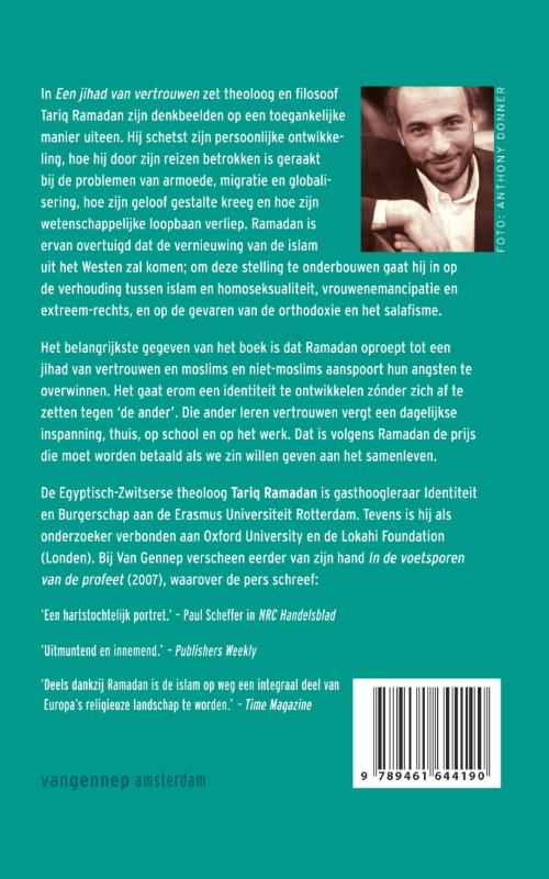 Achterkant van Een jihad van vertrouwen