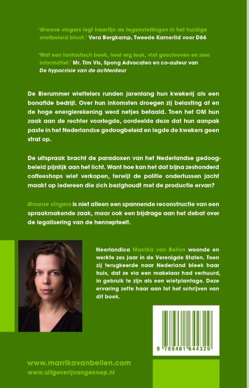 Achterkant van Groene vingers