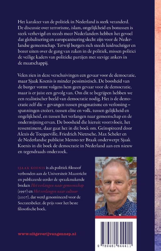 Achterkant van De januskop van democratie