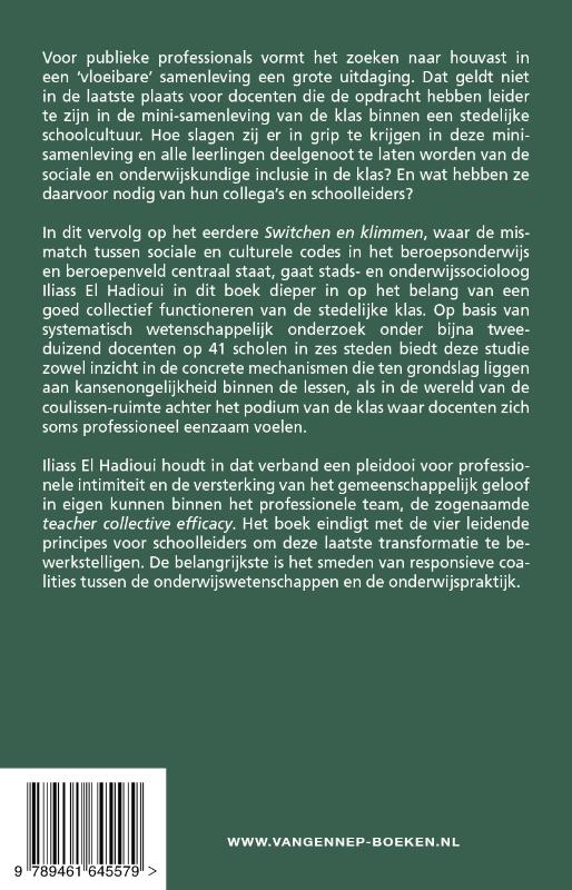 Achterkant van Grip op de mini-samenleving