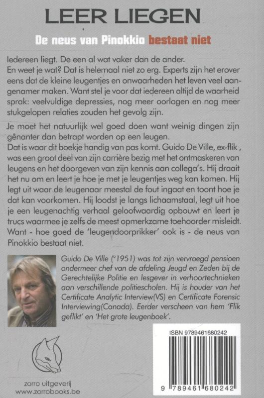 Achterkant van Leer liegen