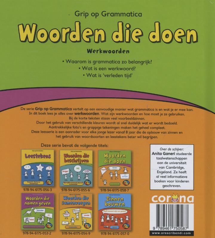 Achterkant van Woorden die doen