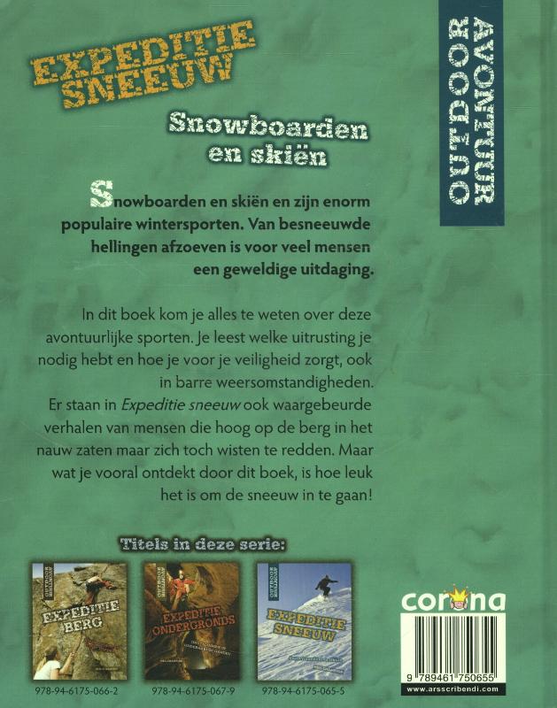 Achterkant van Expeditie sneeuw