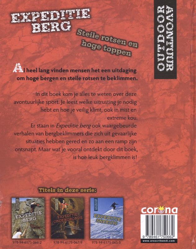 Achterkant van Expeditie berg