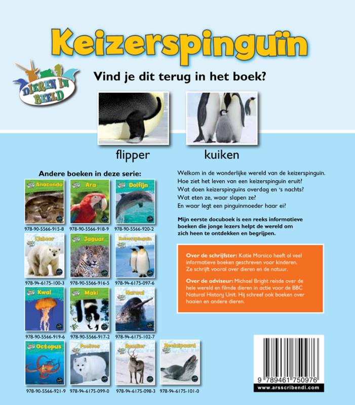 Achterkant van Keizerspinguin