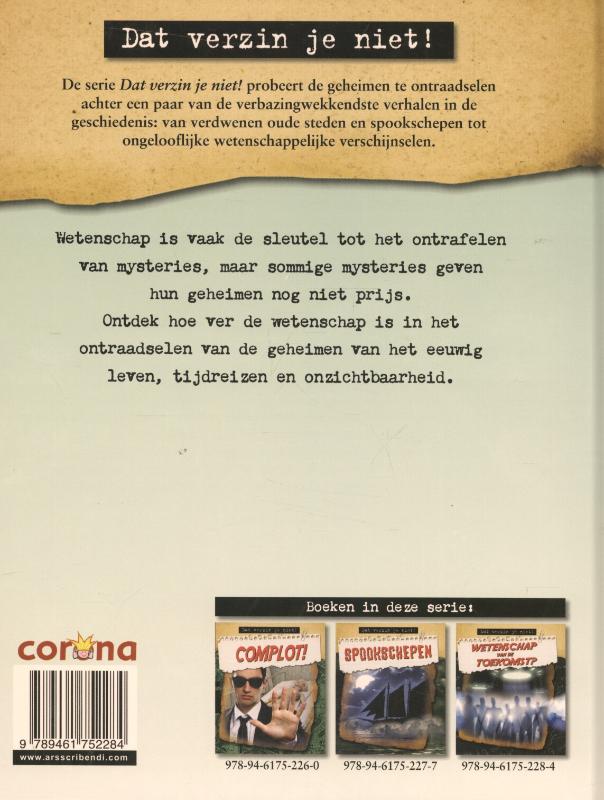 Achterkant van Bizarre wetenschappen