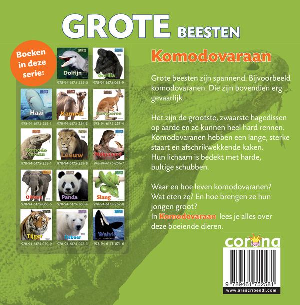 Achterkant van Komodovaraan