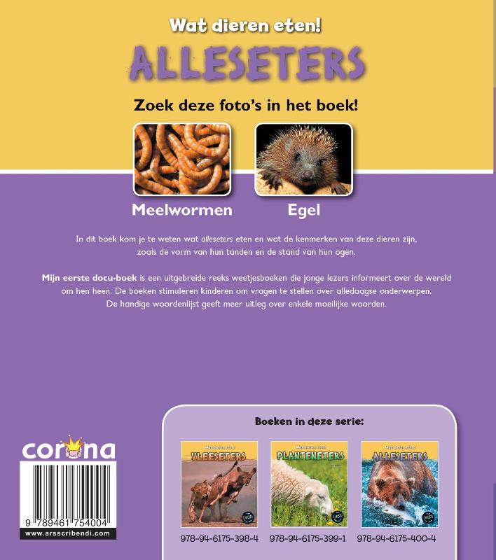 Achterkant van Alleseters
