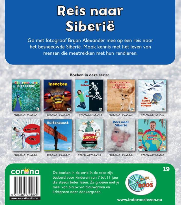 Achterkant van Reis naar Siberië