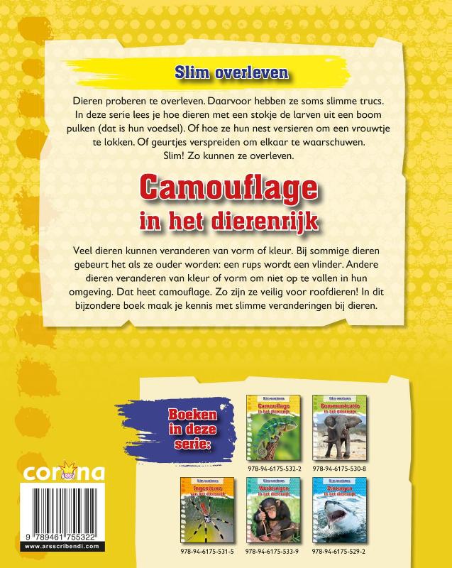 Achterkant van Camouflage in het dierenrijk
