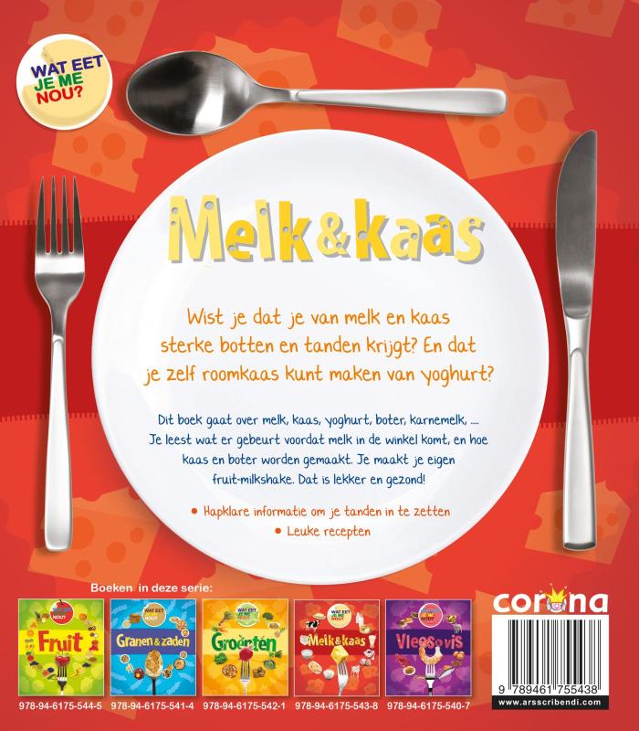Achterkant van Melk & kaas